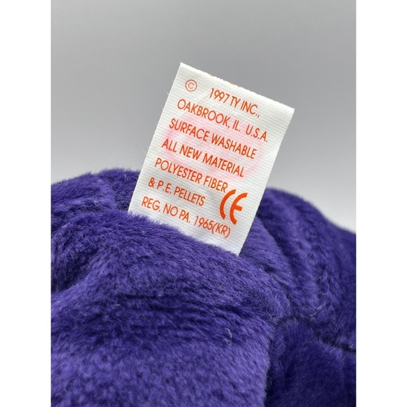RARE Ty Beanie Babies Princess The Bear - Picture 4 of 4